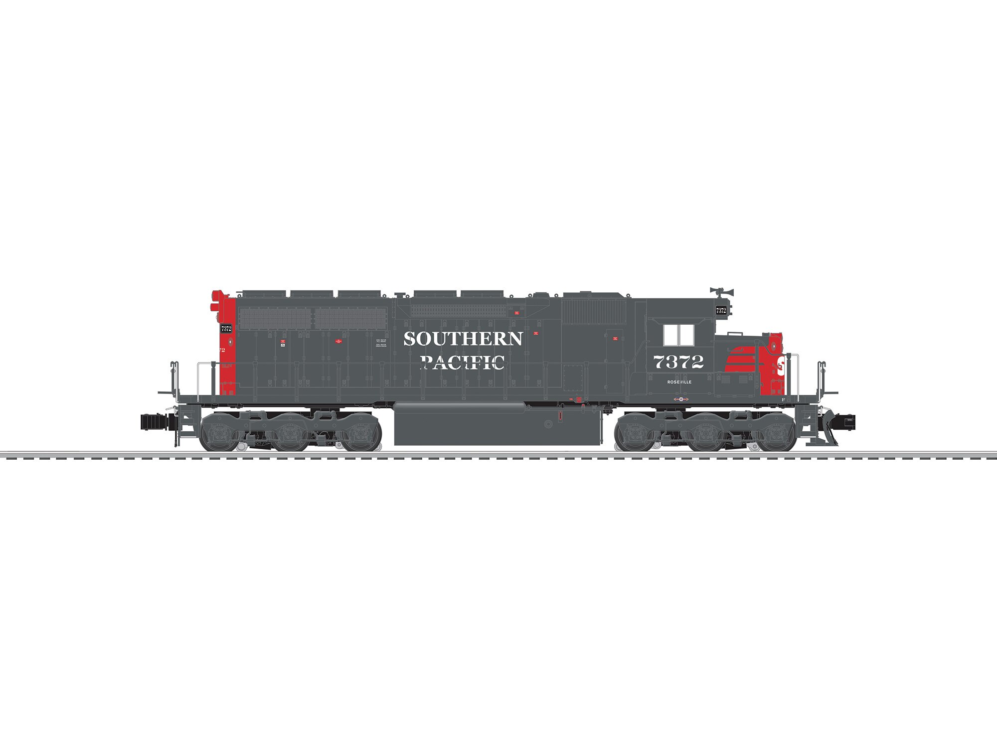 Southern Pacific SD40R 7372